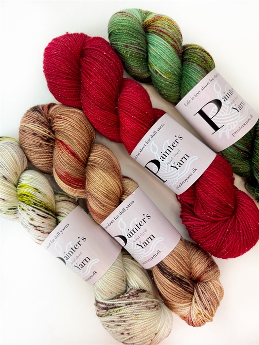 SPARKLING MERINO - CHRISTMAS EDITION fra Painter\'s Yarn